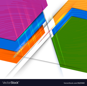 Geometric shape vector image