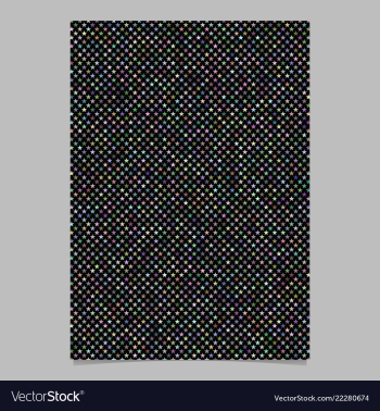 Geometric star pattern background brochure vector image Geometric star pattern background brochure vector image