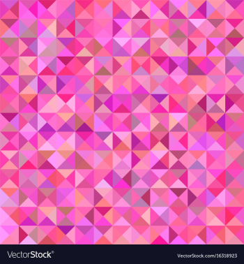 Geometric triangle mosaic pattern background vector image Geometric triangle mosaic pattern background vector image