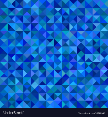 Geometric triangle tiled mosaic pattern vector image Geometric triangle tiled mosaic pattern vector image