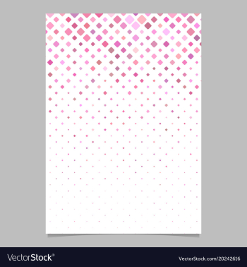 Geometrical diagonal square pattern poster vector image Geometrical diagonal square pattern poster vector image