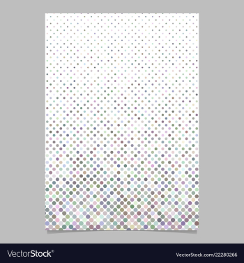 Geometrical dot pattern background brochure vector image Geometrical dot pattern background brochure vector image