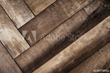 Geometrical fishbone wood pattern