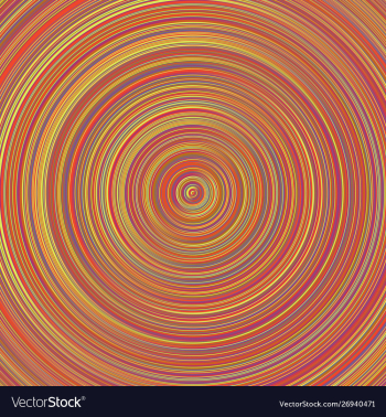 Geometrical gradient multicolor concentric circle vector image Geometrical gradient multicolor concentric circle vector image