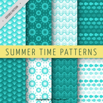 Geometrical green summer patterns Geometrical green summer patterns