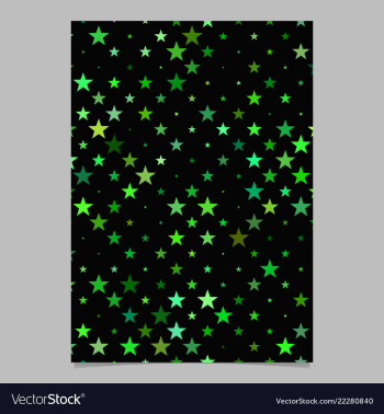 Geometrical pentagram pattern poster template vector image Geometrical pentagram pattern poster template vector image