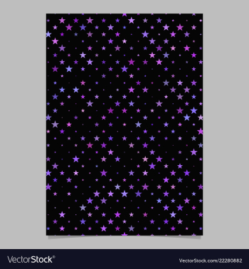 Geometrical pentagram star pattern poster vector image Geometrical pentagram star pattern poster vector image