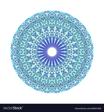 Geometrical round colorful abstract gravel vector image Geometrical round colorful abstract gravel vector image