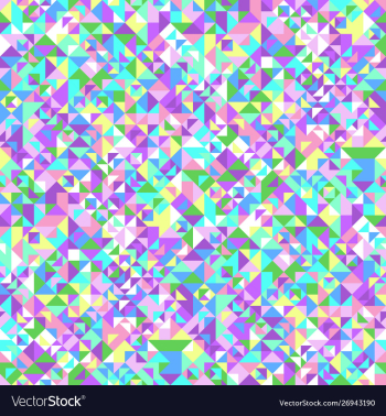 Geometrical seamless colorful triangle tile vector image Geometrical seamless colorful triangle tile vector image