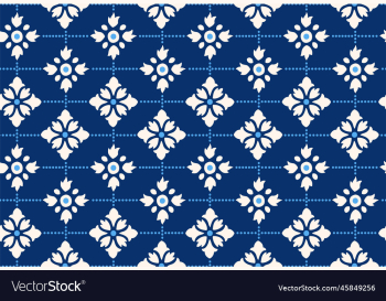 geometrical shape repeat pattern design with blue