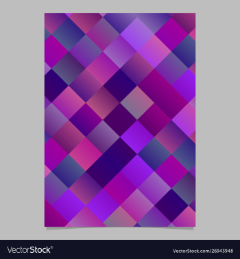 Geometrical square flyer background template vector image Geometrical square flyer background template vector image
