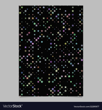 Geometrical star pattern background brochure vector image Geometrical star pattern background brochure vector image