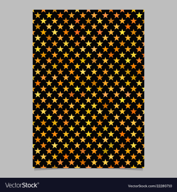 Geometrical star pattern background poster vector image Geometrical star pattern background poster vector image