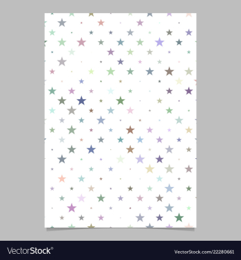 Geometrical star pattern poster background vector image Geometrical star pattern poster background vector image