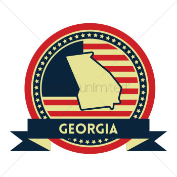 Georgia map label Georgia map label