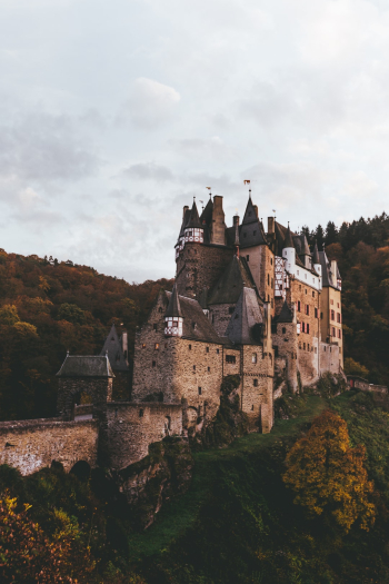 German castle. German castle.