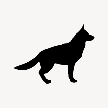 German Shepherd dog silhouette | Free PSD - rawpixel German Shepherd dog silhouette | Free PSD - rawpixel