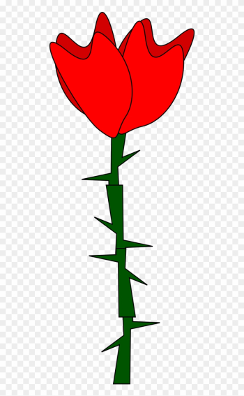 Get Notified Of Exclusive Freebies - Rose With Thorn Clipart Get Notified Of Exclusive Freebies - Rose With Thorn Clipart