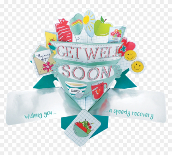 Get Well Soon Pop-up Greeting Card - Second Nature Pop Ups Get Well Soon Pop Up Card Get Well Soon Pop-up Greeting Card - Second Nature Pop Ups Get Well Soon Pop Up Card