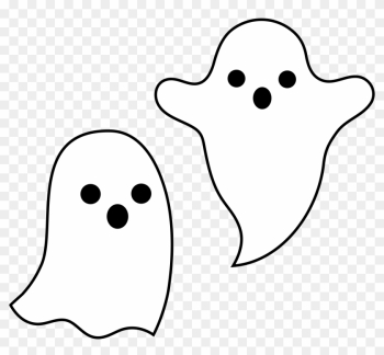 Ghost Clipart Clear Background - Ghost Clipart Black And White