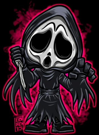 Ghost Face " | Horror & Horror Movies | Horror cartoon, Horror art ...