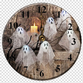 Ghost Halloween, Watch transparent background PNG clipart Ghost Halloween, Watch transparent background PNG clipart