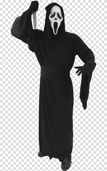Ghostface Robe Halloween costume Costume party, child transparent background PNG clipart