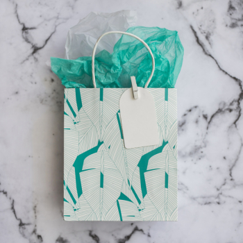 Gift bag on marble Gift bag on marble