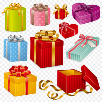 Gift Box Designer - Colored colorful gift box gift collection 