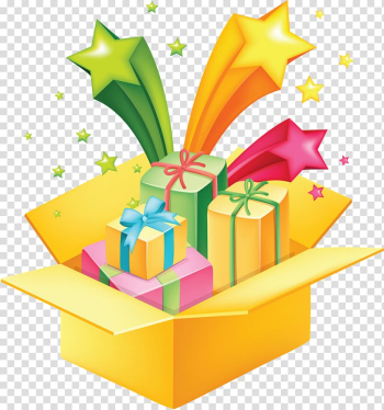 Gift box , Gift Birthday Holiday Jubileum New Year, prize transparent background PNG clipart