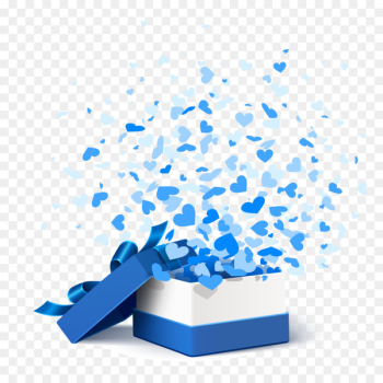Gift Box Paper Clip art - Vector Blue Gift Box Gift Box Paper Clip art - Vector Blue Gift Box