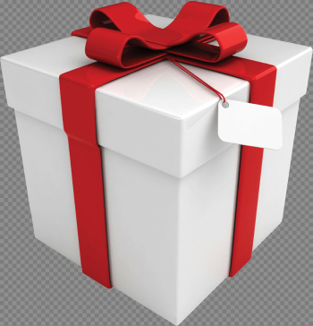 Gift Box With Ribbon PNG Transparent Image Free - Free Transparent ...