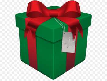 Gift Christmas Box Paper Gratis - Christmas Gift Box Green Transparent PNG Clip Art 