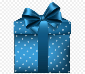 Gift wrapping Blue Clip art - Blue Gift PNG Clip Art Image 