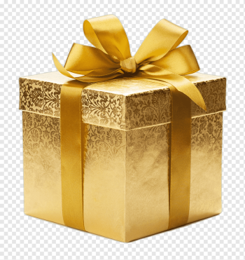 Gift wrapping graphy Paper Box, Gift, ribbon, gold, gift Box png