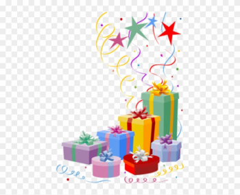 Gifts - Birthday Cake And Gift Png Gifts - Birthday Cake And Gift Png