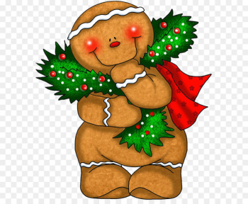 Gingerbread house Candy cane Gingerbread man Clip art - Christmas Gingerbread Ornament 