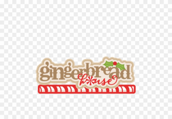 Gingerbread House Party - Gingerbread House Word Clipart Gingerbread House Party - Gingerbread House Word Clipart