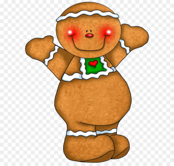 Gingerbread man Cookie Gingerbread house Clip art - Cute Gingerbread Ornament PNG Clipart 