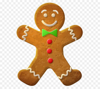 Gingerbread man Cookie Icon - Gingerbread Man Ornament PNG Clip-Art Image 