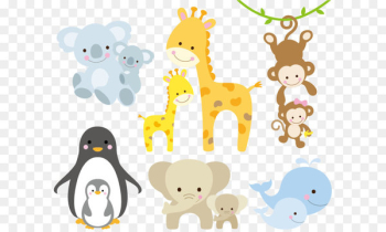Giraffe Infant Illustration - Animal Vector Giraffe Infant Illustration - Animal Vector