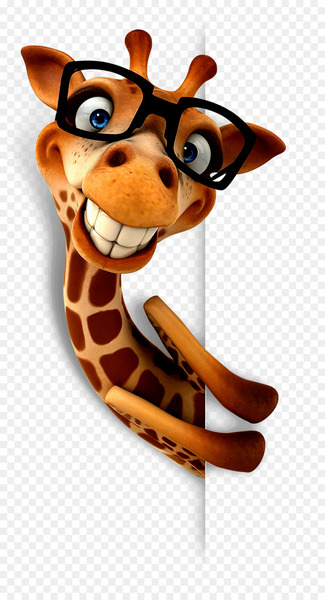 Giraffe Joke Career Illustration - Funny giraffe Giraffe Joke Career Illustration - Funny giraffe
