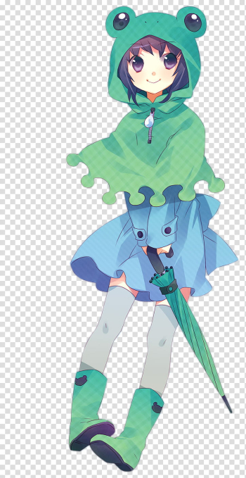Girl anime transparent background PNG clipart