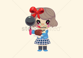 Girl as a cook Girl as a cook