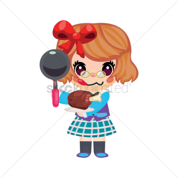 Girl as a cook Girl as a cook