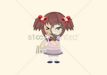 Girl as an explorer Girl as an explorer