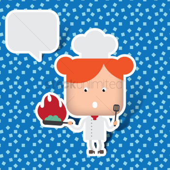 Girl as chef Girl as chef