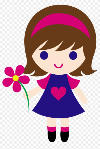 Girl - Clip Art Of A Girl Girl - Clip Art Of A Girl