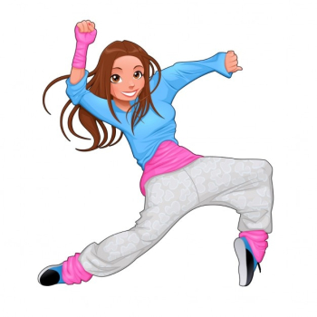 Girl dancing breakdance Girl dancing breakdance