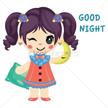 Girl going to sleep Girl going to sleep